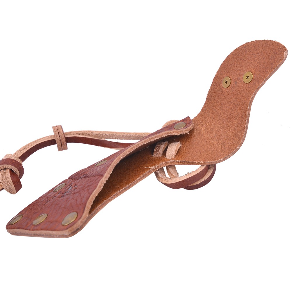 Leather Axe Sheath Cover Holder Blade Protector Cowhide Axe Head Sheath Case