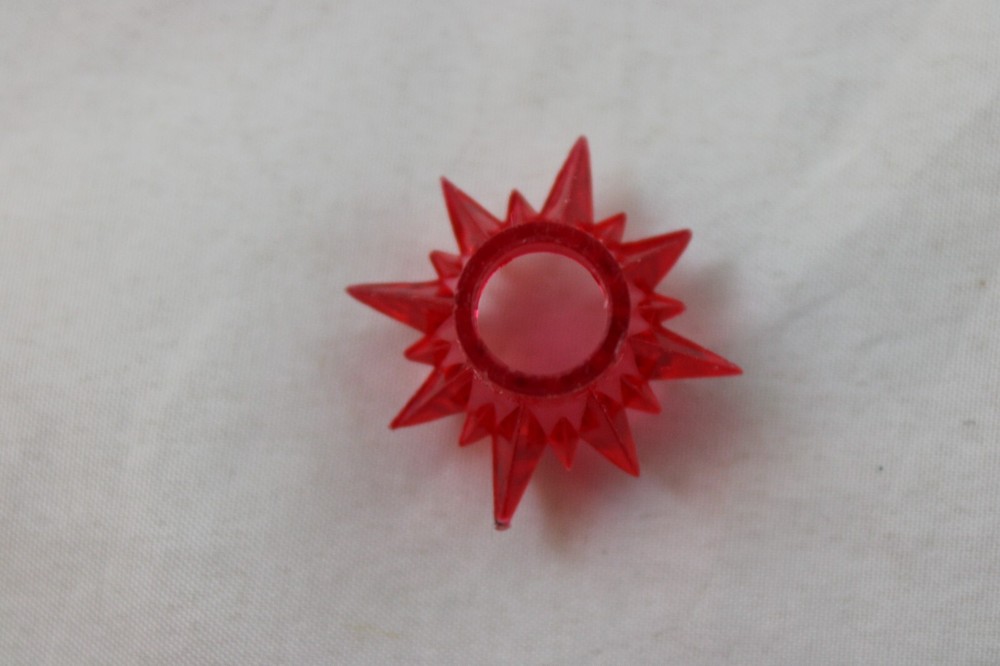 21 Red Starburst Atomic Star Mini String Christmas Light bulb Covers Reflectors