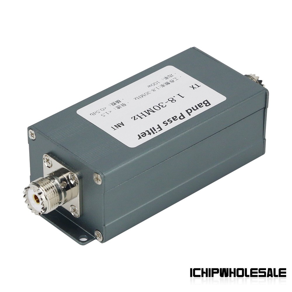 1.8-30MHz Band Pass Filter BPF Bandpass Filter Antiinterference Suppress Clutter