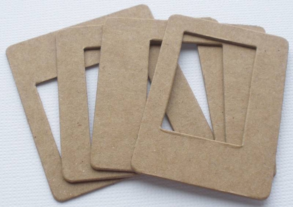 {8} *SLIDE MOUNTS* - Bare Mini Frames Chipboard Die Cuts