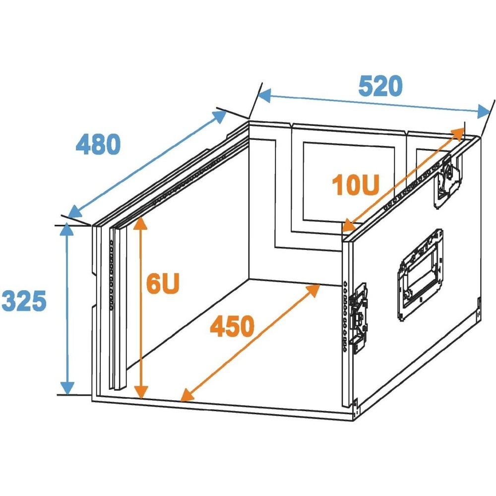 ROADINGER Special Combo Case Professional, 4U