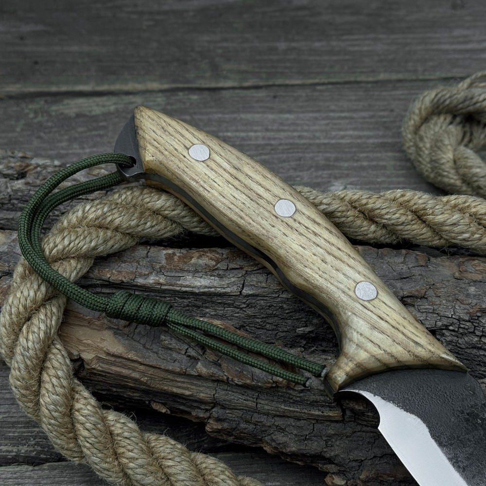 Forged Hunting Knife. Razor Sharp Blade (Fixed Blade). Tools for Camping.