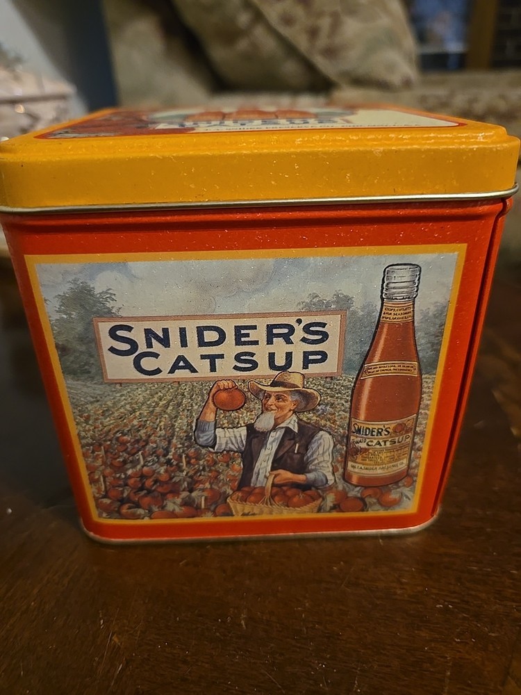 Snider's Catsup Tin (4)