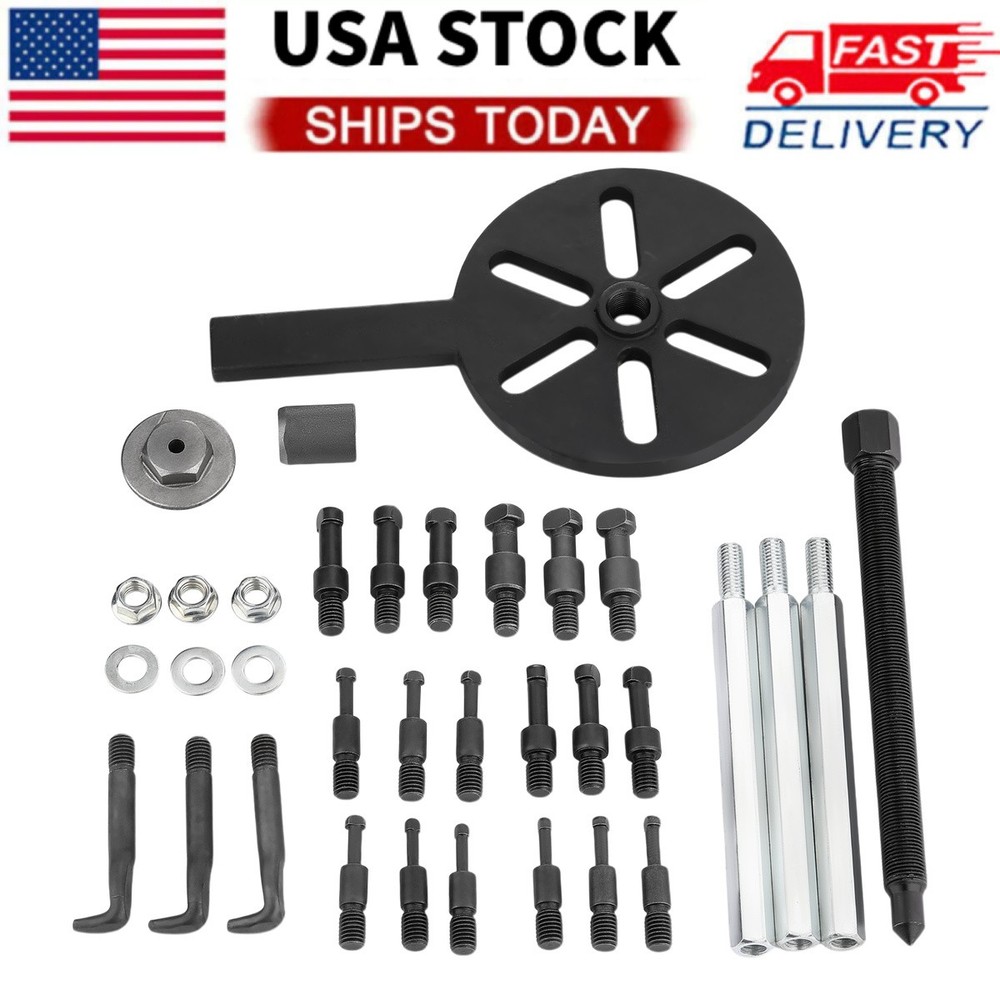 21 in1 Bearing Disassembly Puller Inner Hole Removal Tool Three-jaw Puller Set