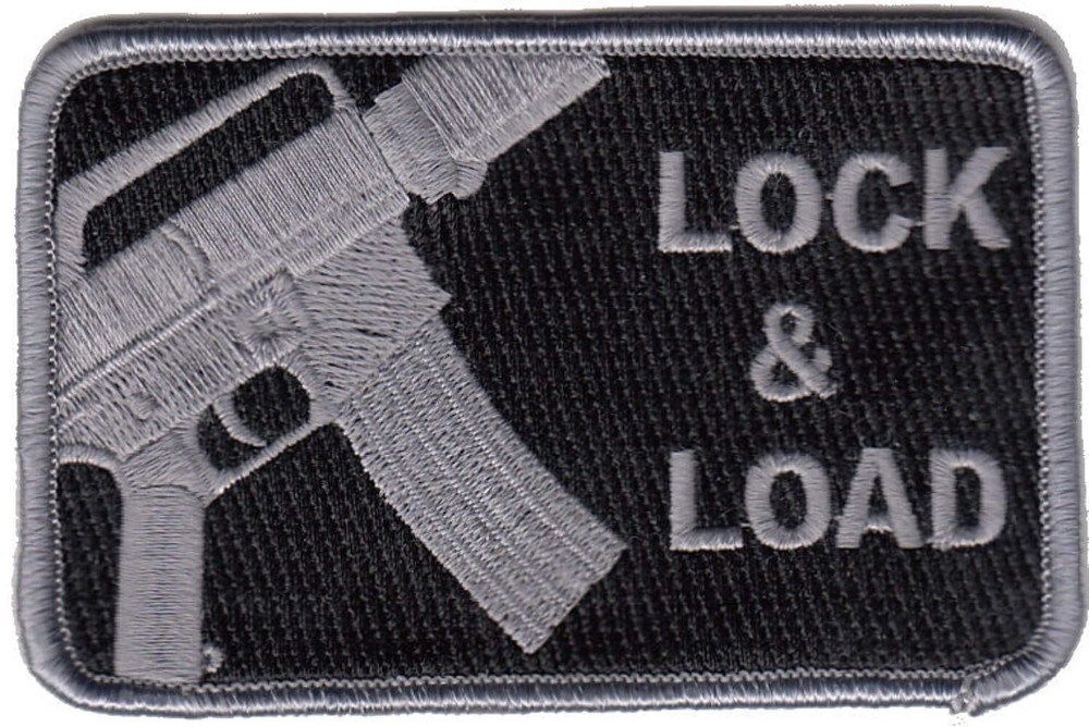 Lock & Load M16 Morale Patch - Various Colors