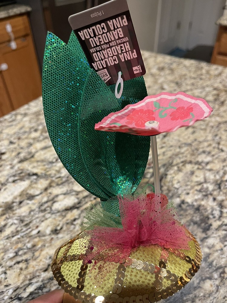 Pina Colada Hat Headband Costume
