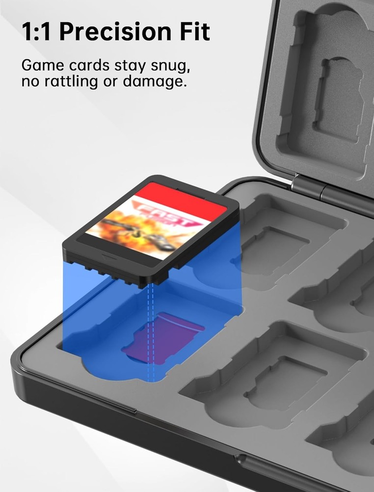 Game Card Case for Nintendo Switch 2 Switch OLED & Lite Gaming Card Organizer