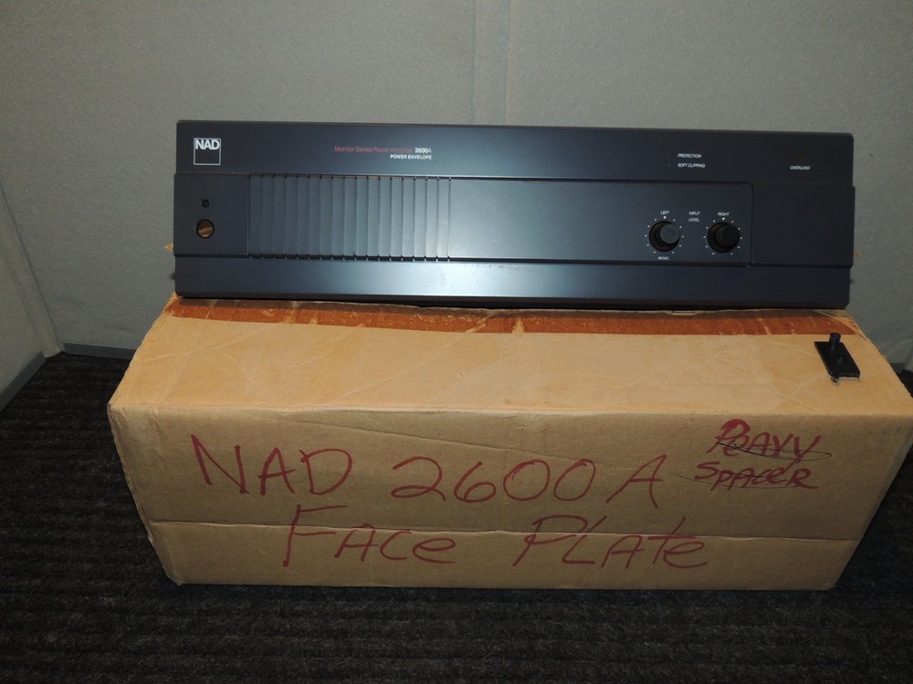 NAD 2600 A Power Amplifier Face Plate