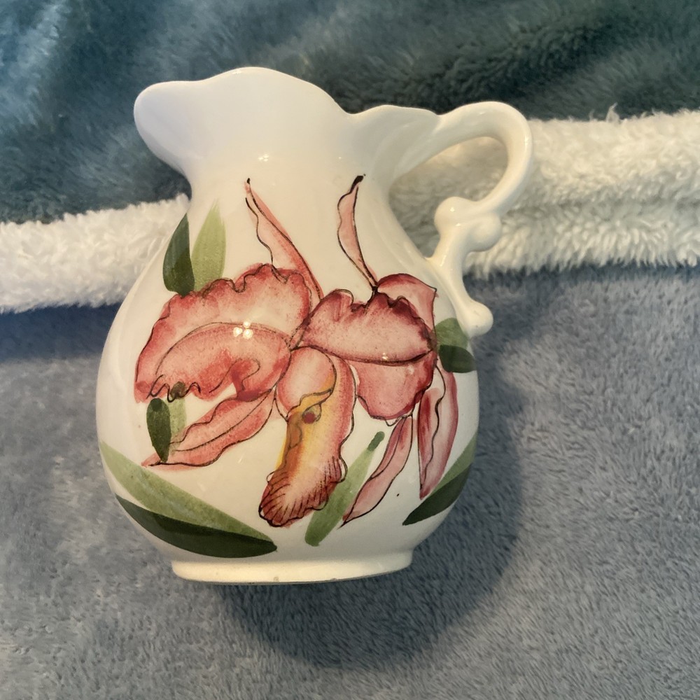 Handpainted Ceramic Pitcher Made In Japan