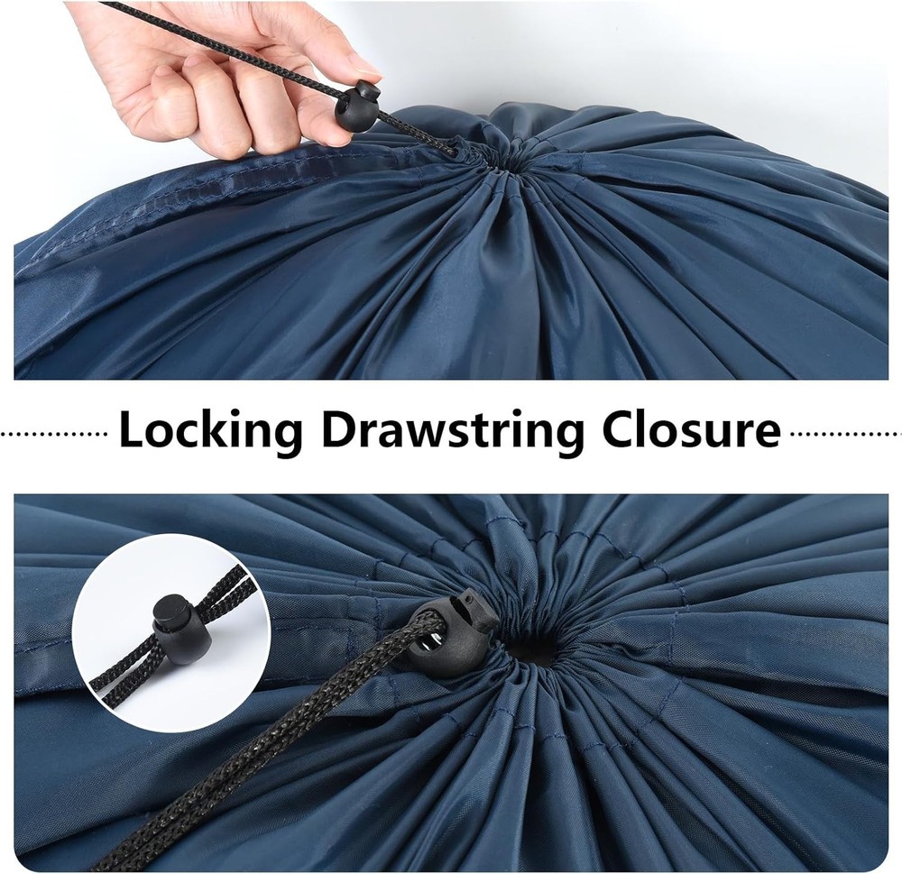 2 Pack Extra Large Drawstring Laundry Bag - 28 x 45 Inch Heavy Duty Organizer