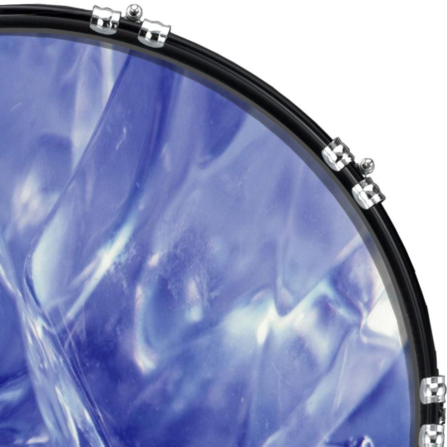 20" Custom Bass Kick Drum Front Head Graphical Graphic Ice
