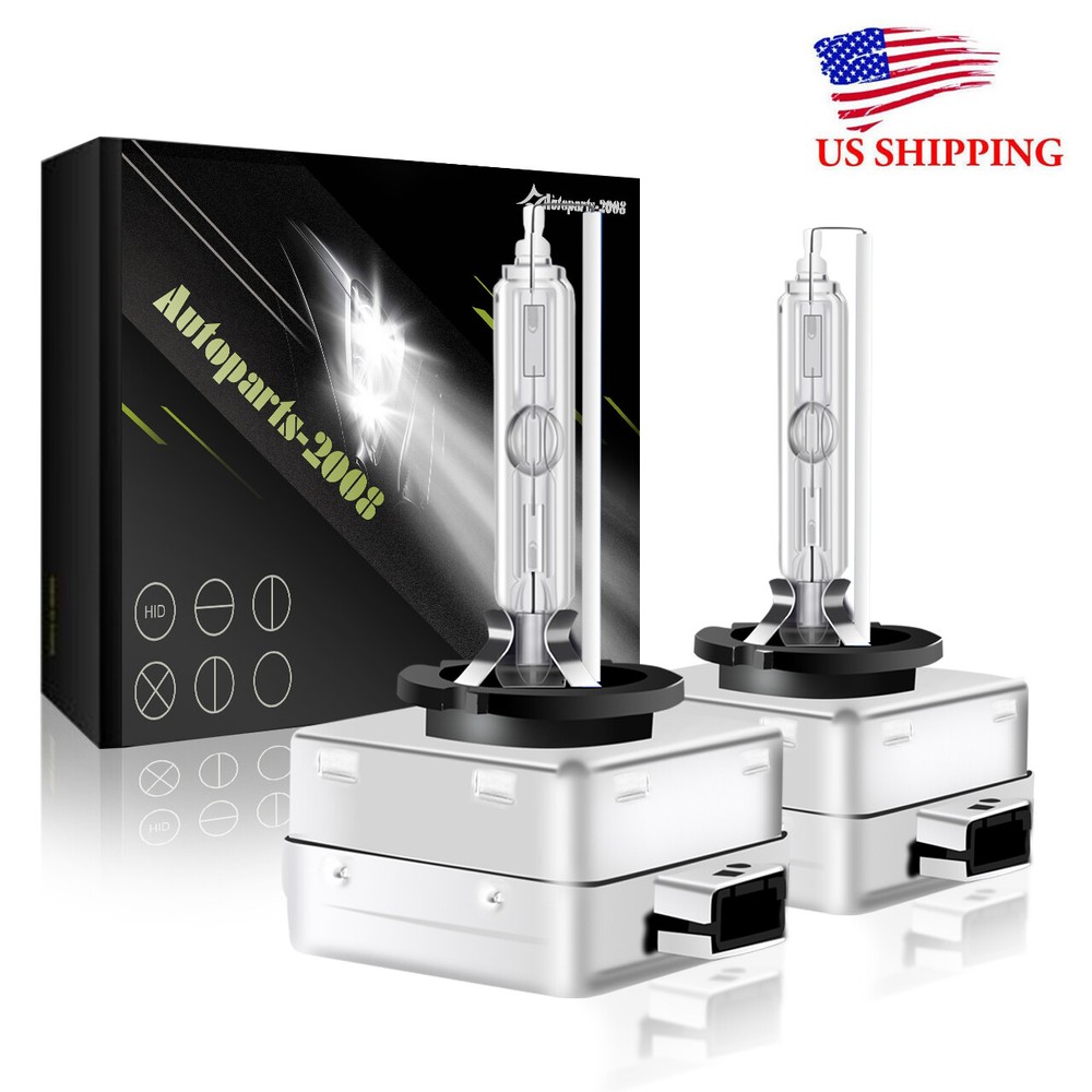 2X D1S D1R HID Headlight Light Replacement Bulbs 5000K 6000K 8000K 10000K