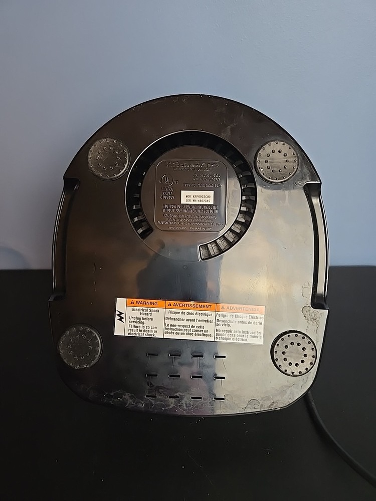 KitchenAid Food Processor KFP0922CU Replacement Motor Base part only TESTED