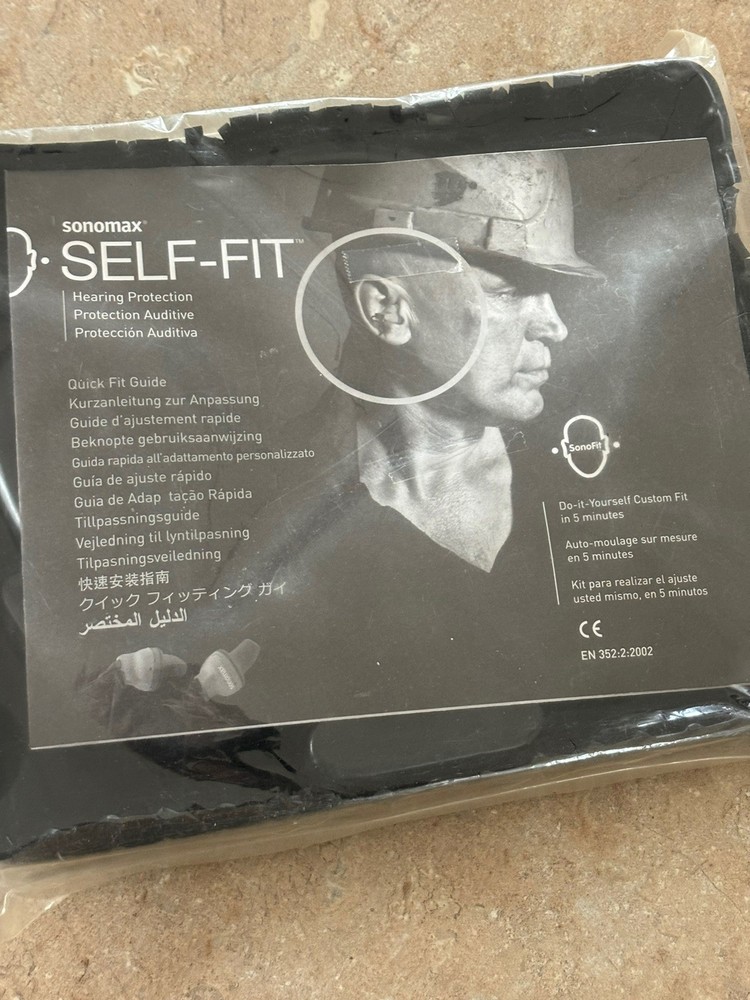 Sonomax Self-Fit Ear Plug Hearing Protection Set