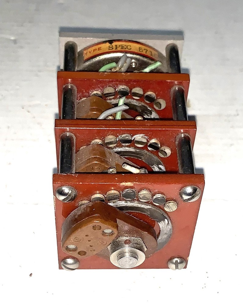 DAVEN 5716 ROTORY STEPPING SWITCH 3 DECK 3 STEPS