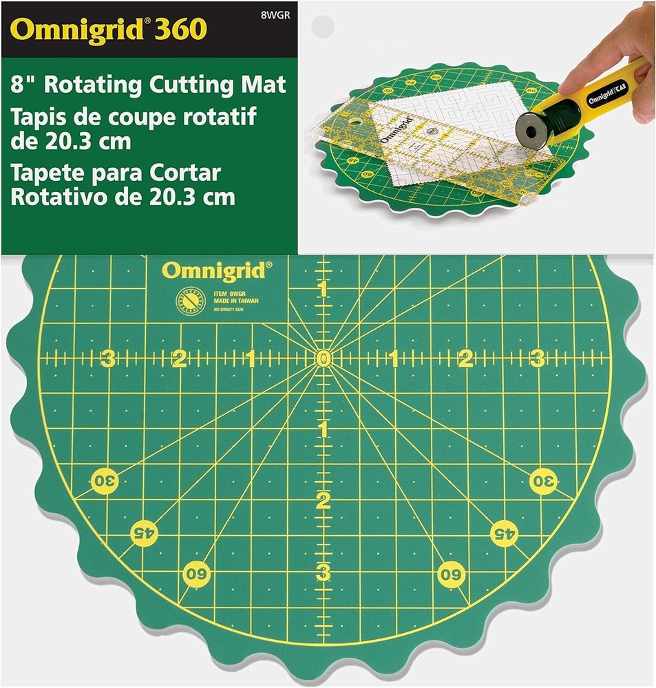 8" 360 Rotating Self-Healing Cutting Mat