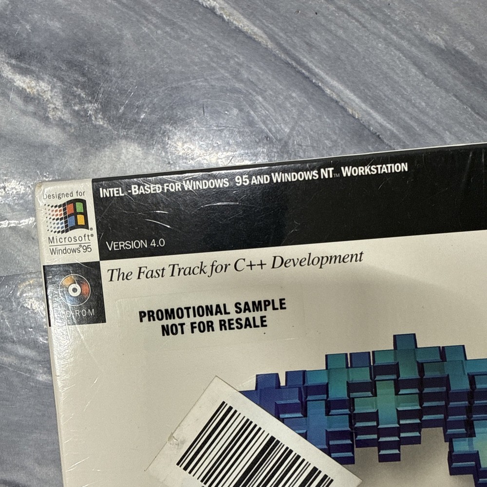 Microsoft Visual C++ Edition 4.0 - BRAND NEW SEALED IN BOX!