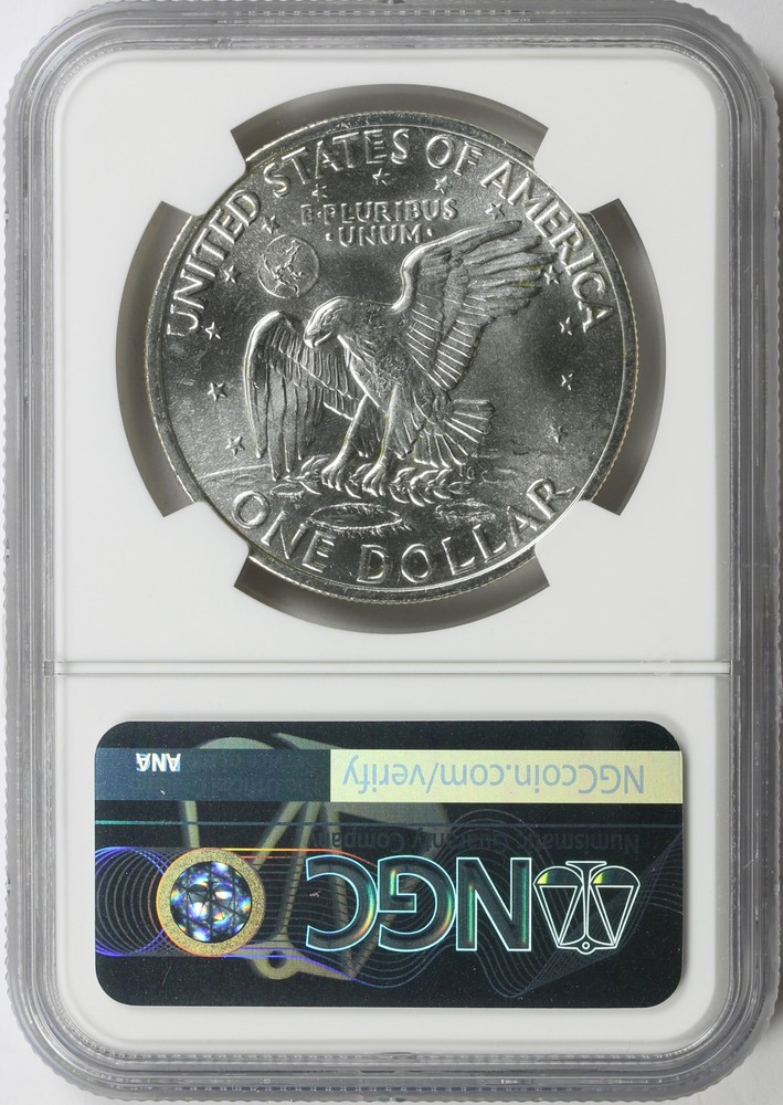 1971-S Silver Eisenhower Dollar Ike $1 NGC MS65