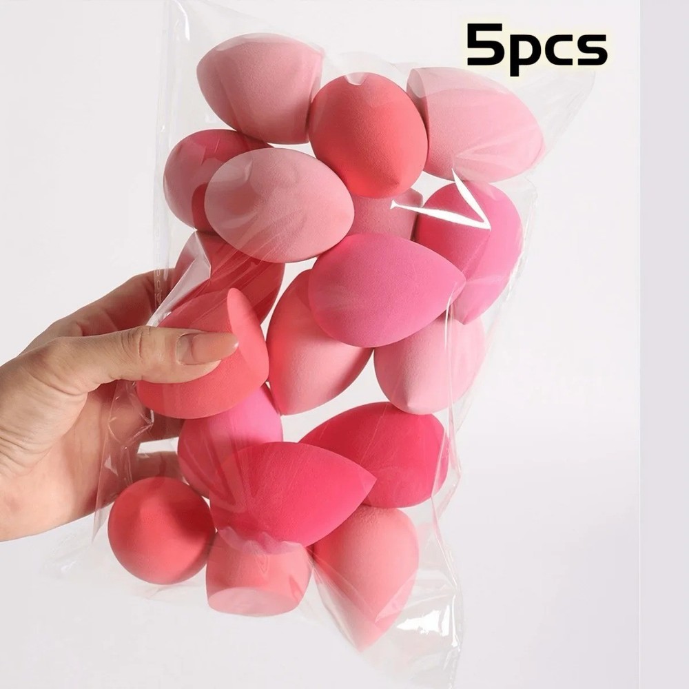 5 Pack Beauty Makeup Applicator Foundation Blender Buffer Sponge Flawless Smooth
