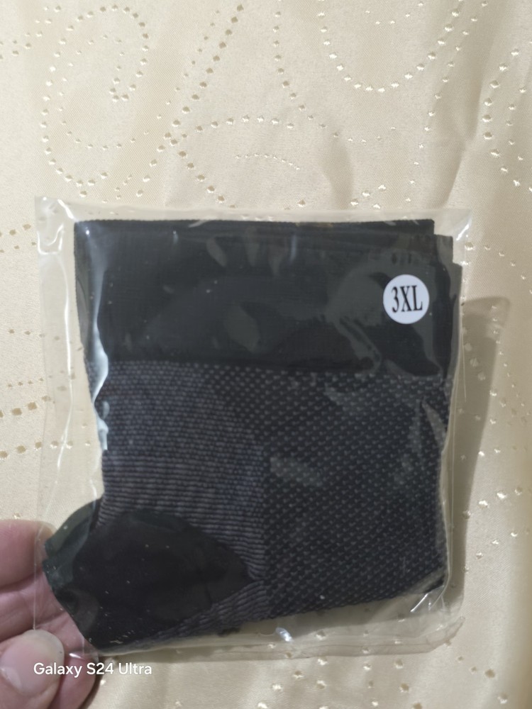 Compression Socks ONE Pair 3XL Black Low CUT Ankle Support
