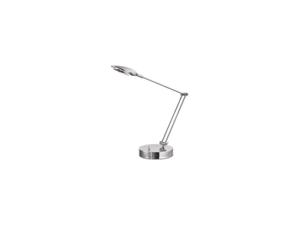 Adjustable LED Task Lamp w/USB Port, 26" High, Brushed Nickel