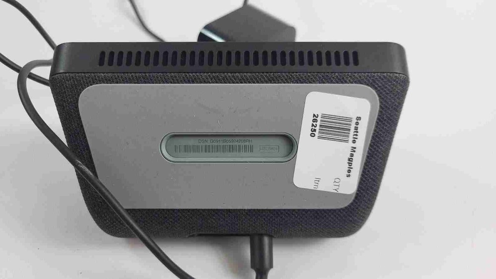 Amazon Echo H23K37 Smart Speaker Tested Working + Power Cord Bundle