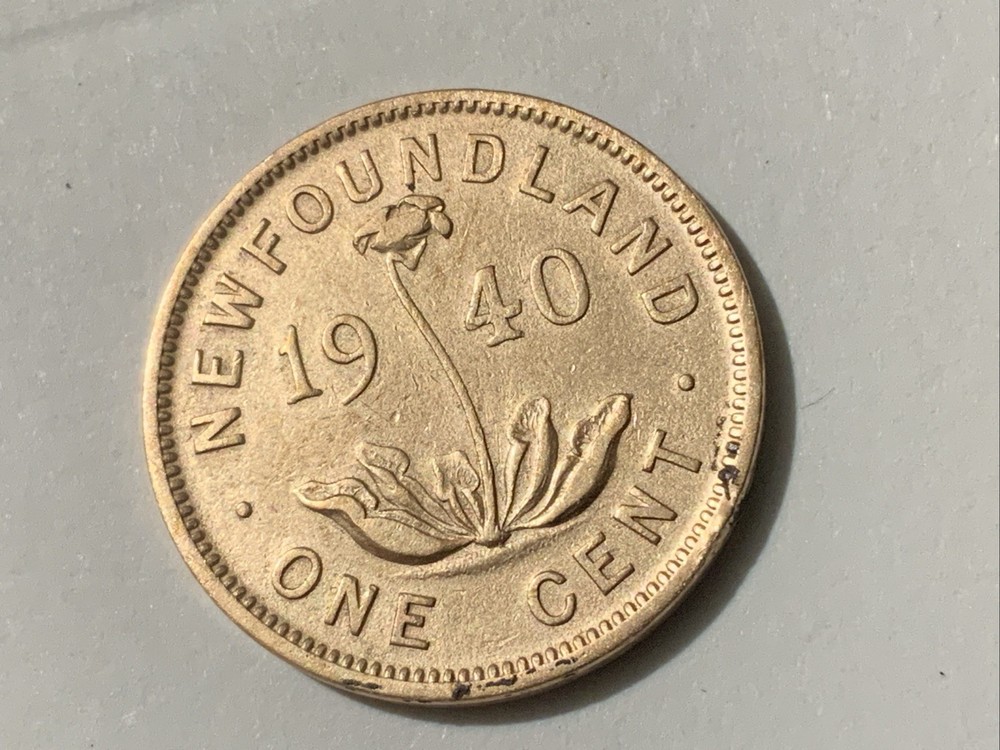 1940 Newfoundland Small Cent 4 Coins