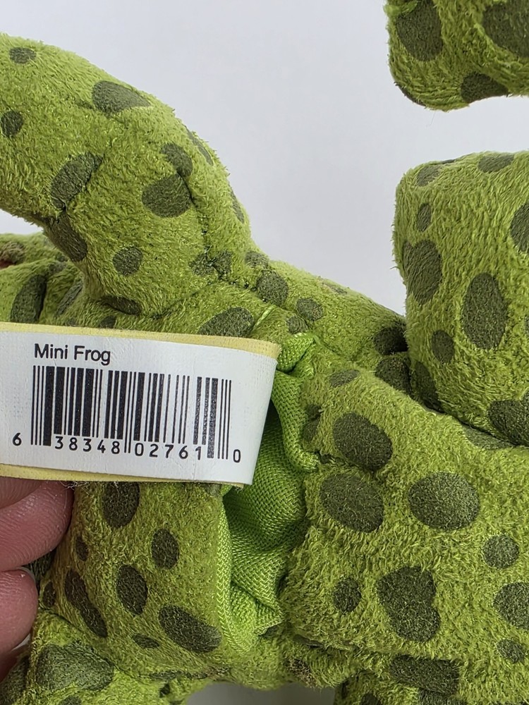 Folkmanis Mini Frog Finger Puppet Plush