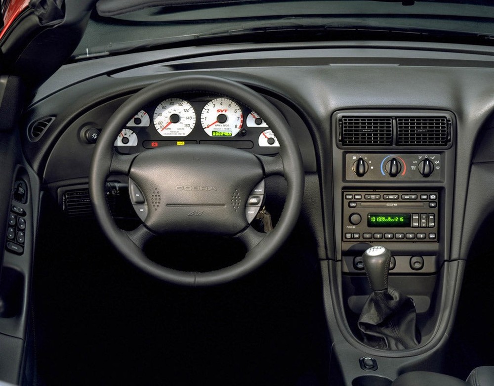 1994-1998 Mustang Black Shifter Trim Bezel & Shift Boot