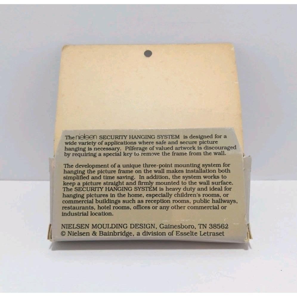 Nielsen Security Hanging System Kit Lock Key Aluminum Frames