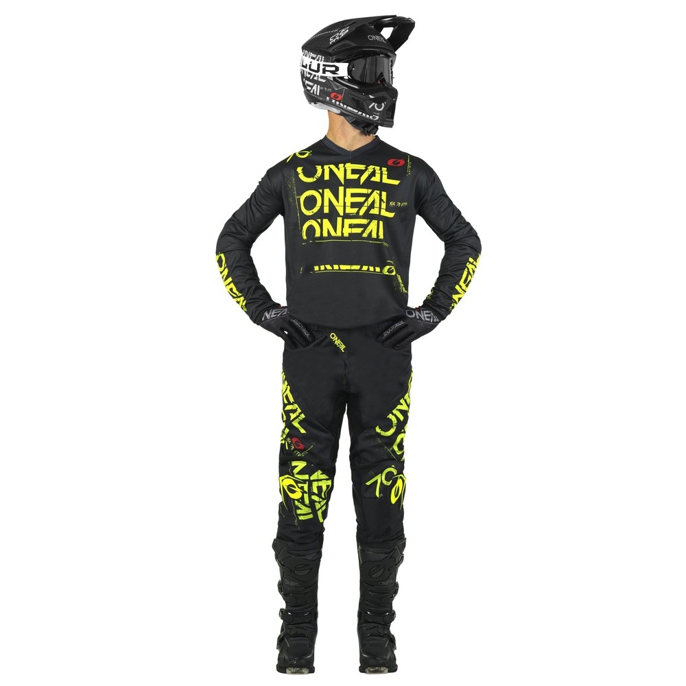 O'Neal Element Static Black / Neon Pant Size 32 - E024-2132