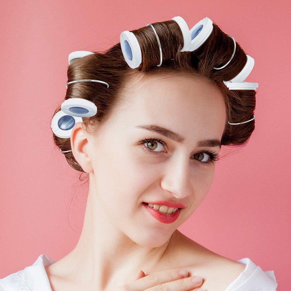 Quality Assorted Hot Roller Clips - Reusable and Versatile Set of 40