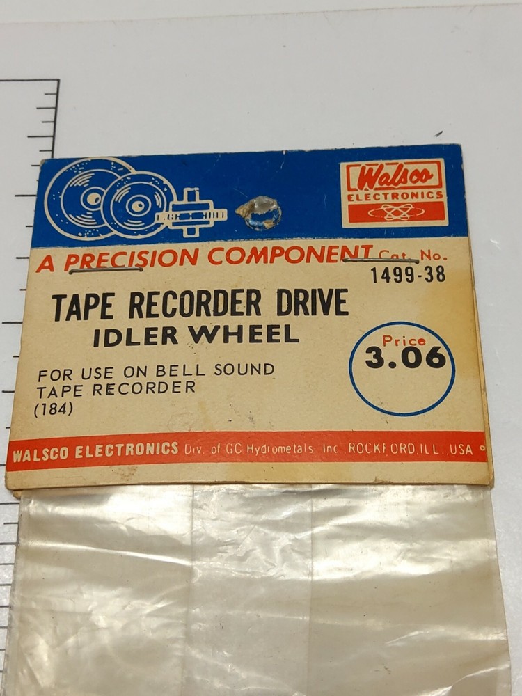 WALSCO ELECTRONICS IDLER WHEEL 1499-38 (NOS)