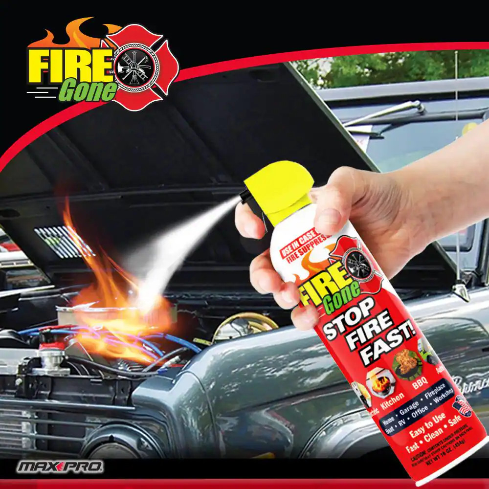 16 Oz. A:B:C Multiple Use Fire Extinguisher Spray Suppressant