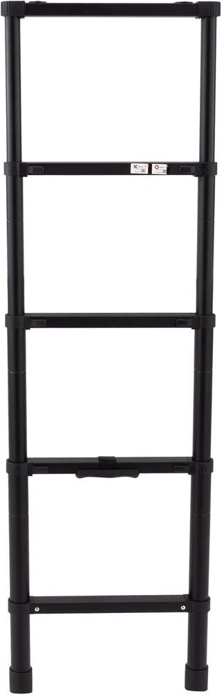 RecPro RV Telescoping Bunk Bed Ladder | Includes Mounting Brackets 60, Black