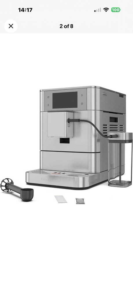 KitchenAid Fully Automatic Espresso Machine KF8 | Silver (BRAND NEW!)