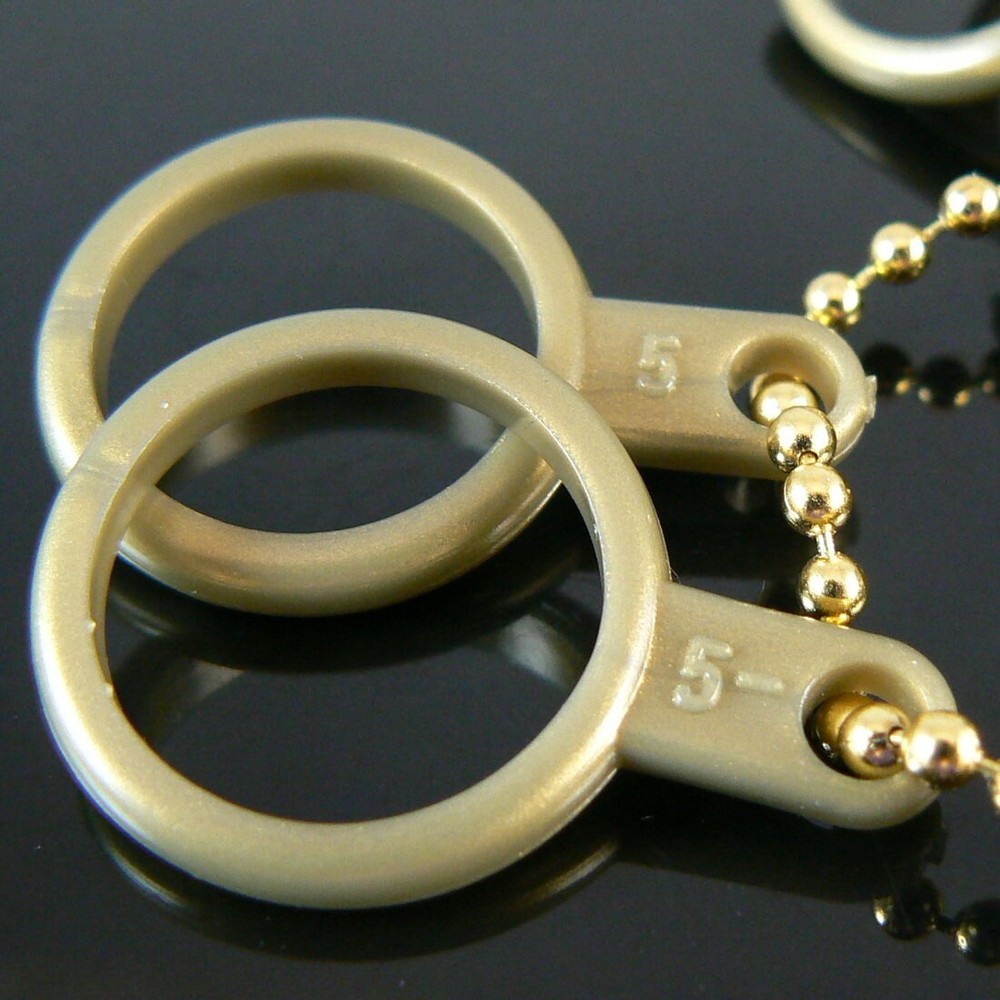Plastic Finger Ring Sizer Set: Sizes 1-13 with Half Sizes