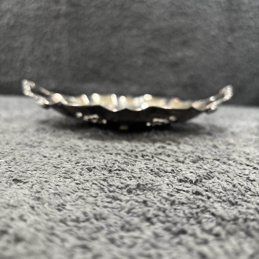 Silver plated Dish "Essay" Made in Canada. E.P. Copper 1001. Hall Marked