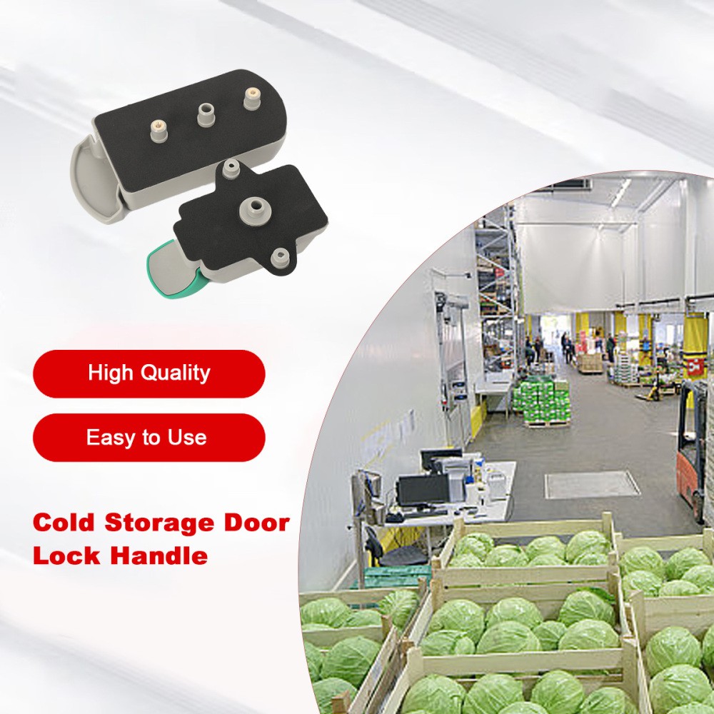 Cold Storage Doors Lock Handle PP Material Universal Freezer Door Lock Handle