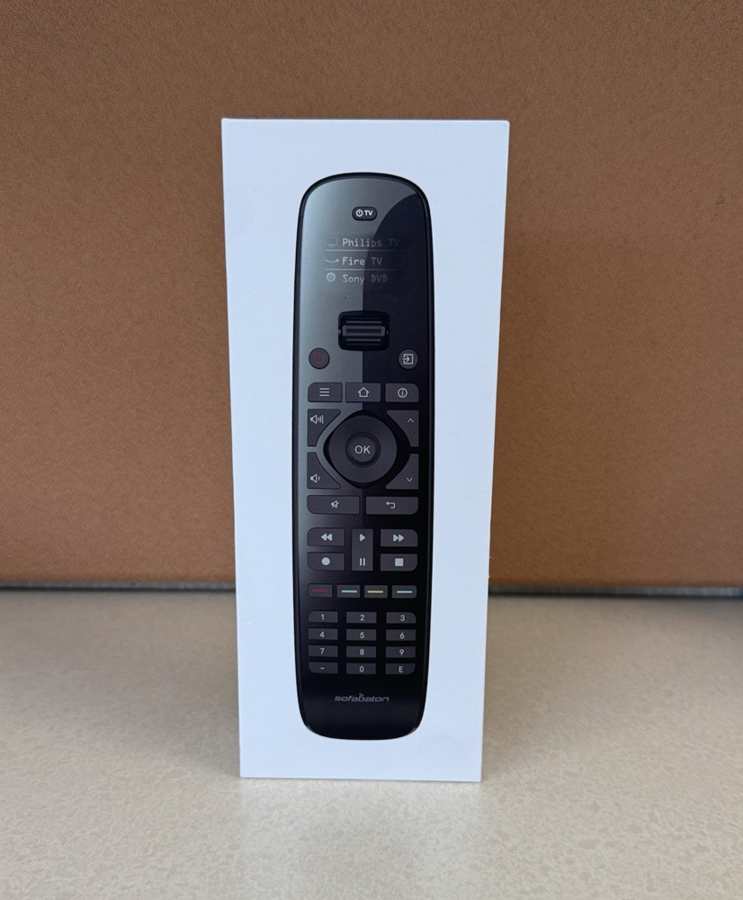 Sofabaton U2 Universal Remote Control W/ App Customization, Black