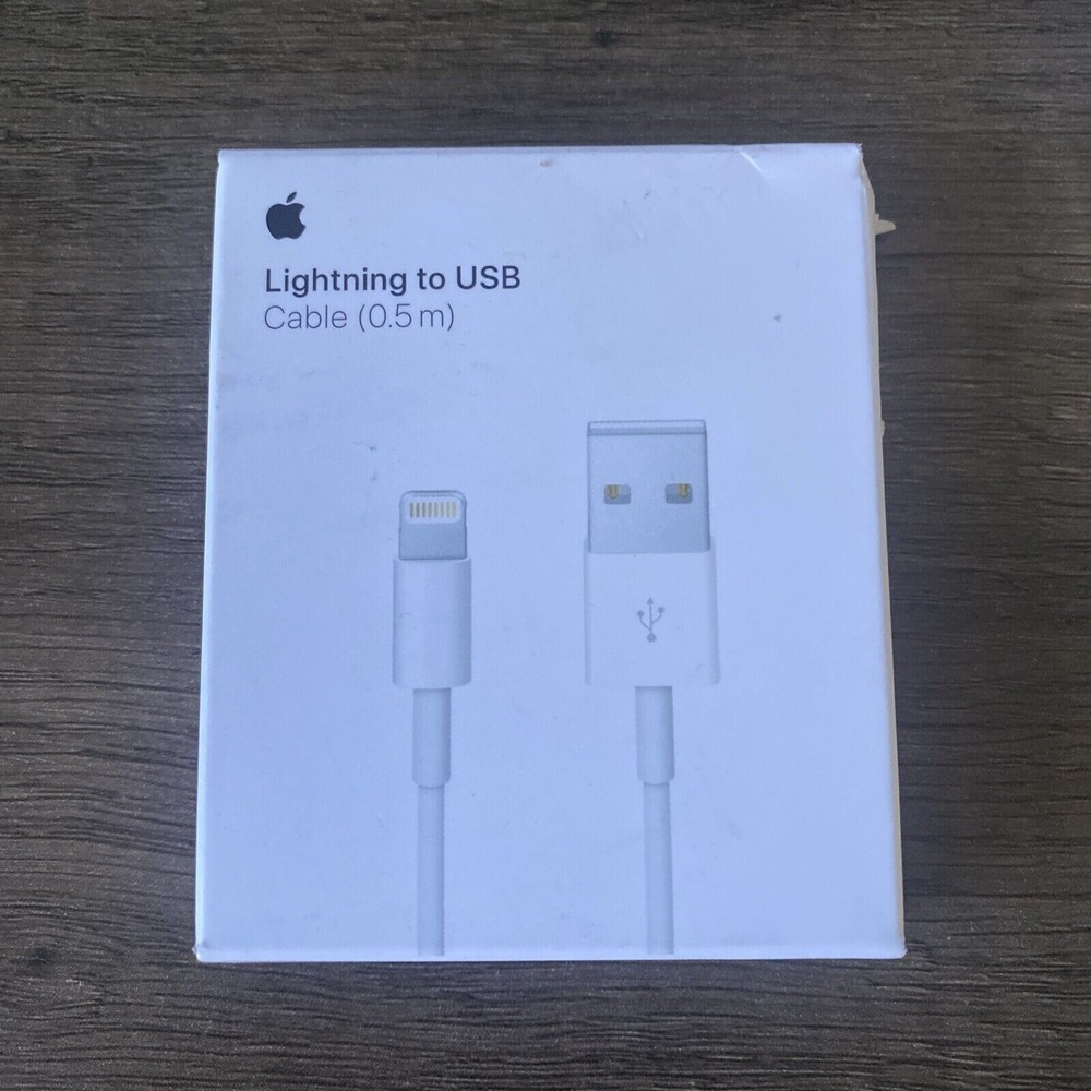 🔥  Apple Lightning to USB Cable (1.6 ft) – White New/Open-Box🔥