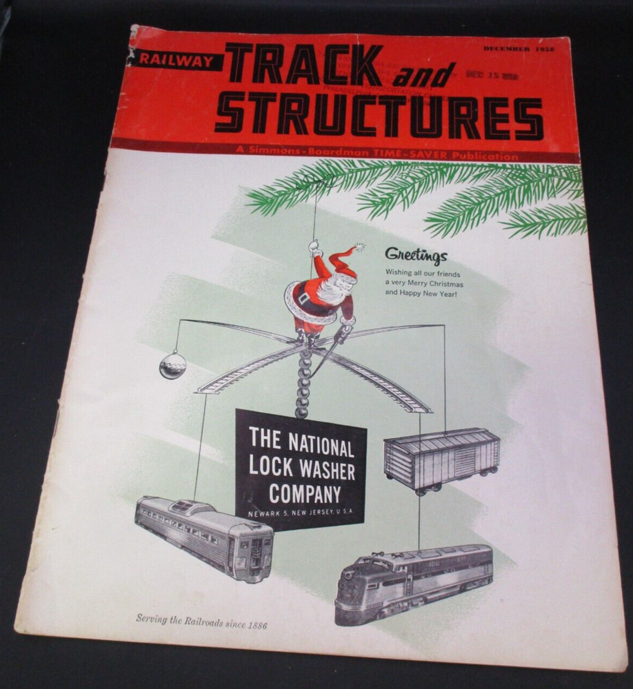 RAILWAY TRACK and STRUCTURES Magazine, December 1959