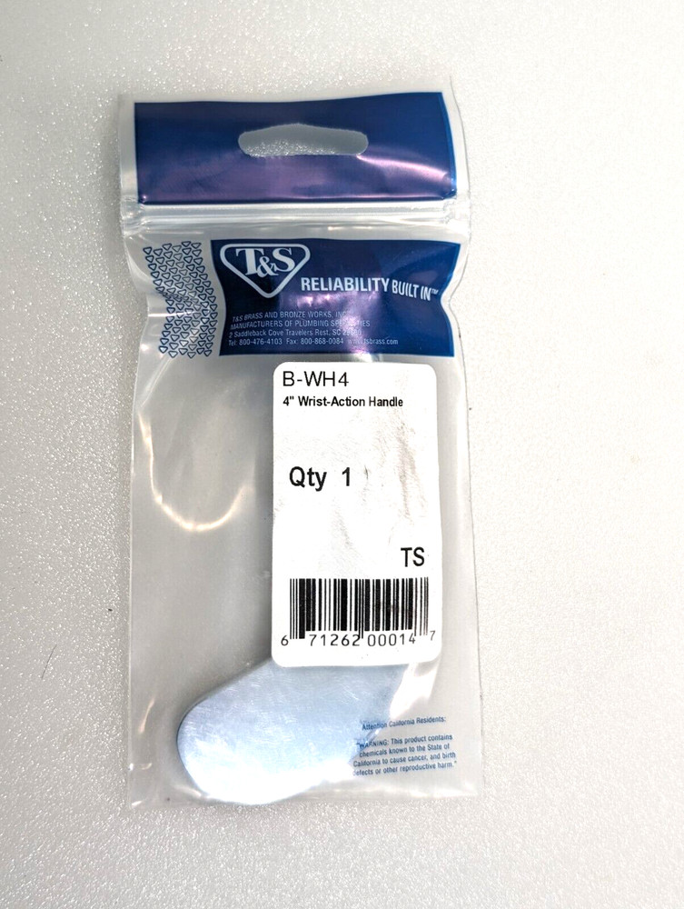 T&S B-WH4, 4 Wrist-Action Handle