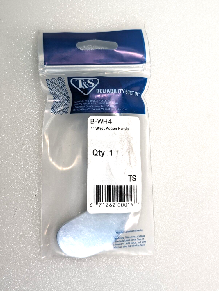 T&S B-WH4, 4 Wrist-Action Handle