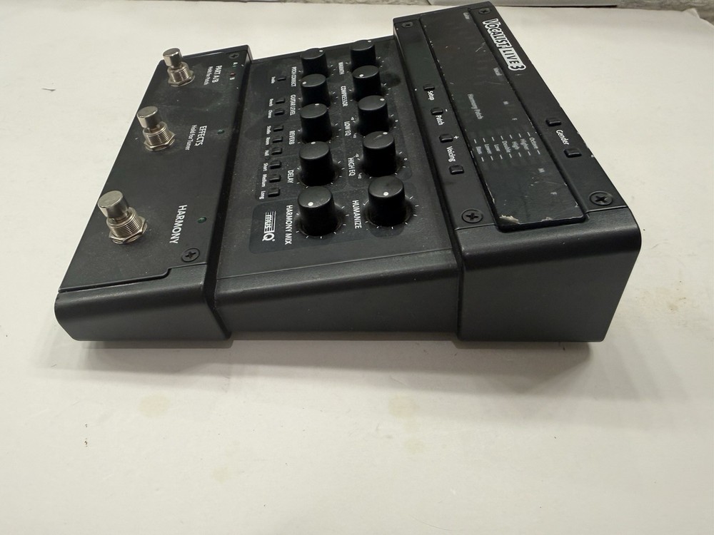 Digitech Vocalist Live 3 Vocal Multi Effects Processor Pedal + Power Supply