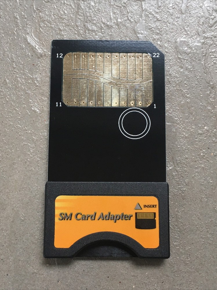 SmartMedia Adapter for xD Cards, Win & Mac, Plug & Play