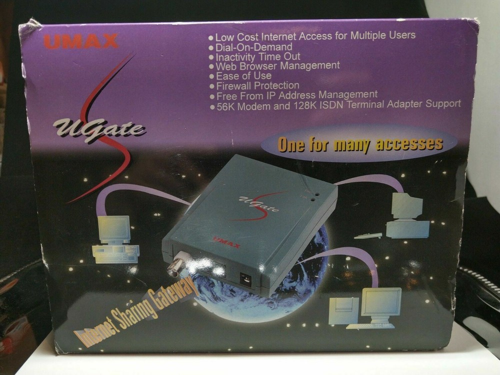 Ugate UMAX INTERNET SHARING gateway  old technology