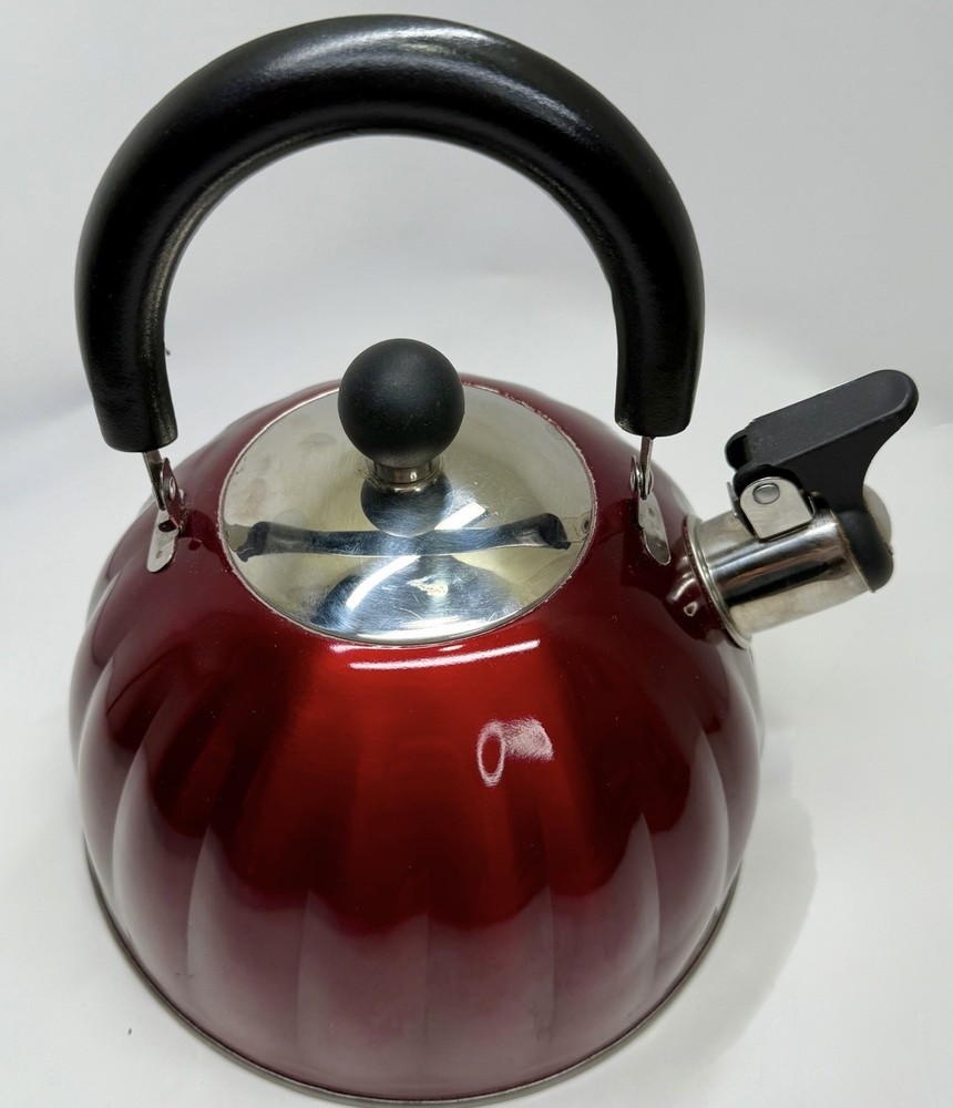 Mr. Coffee Twining 2.1 Qt. Pumpkin Tea Kettle - Red