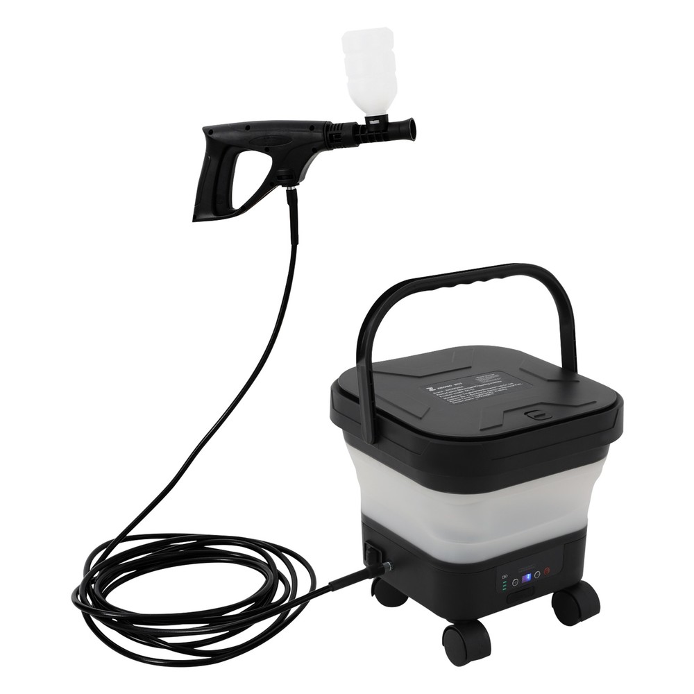 Multifunction Pressure Washer,portable Foldable Sprayer Washer,black + White
