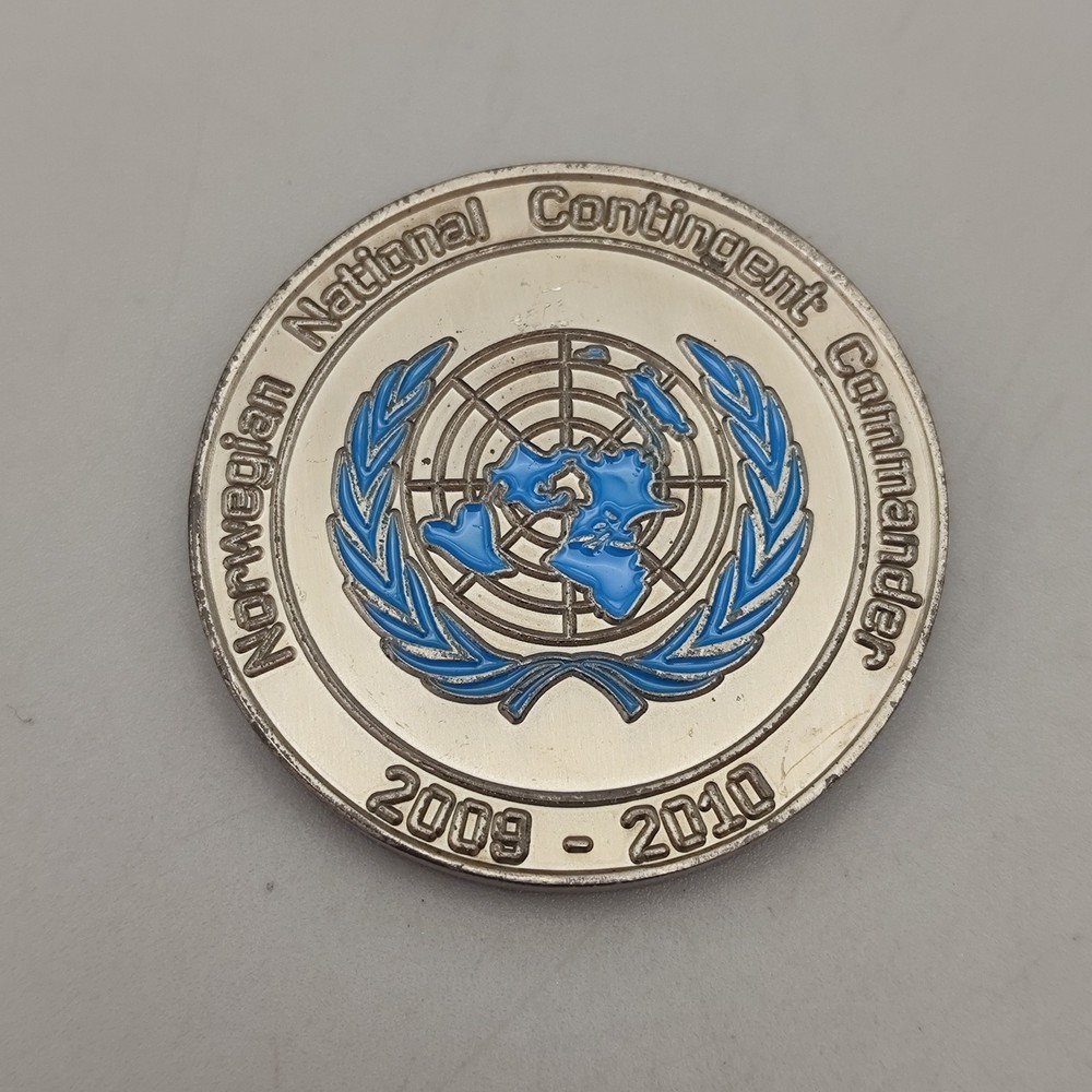 Norwegian National Contingent Commander Challenge Coin
